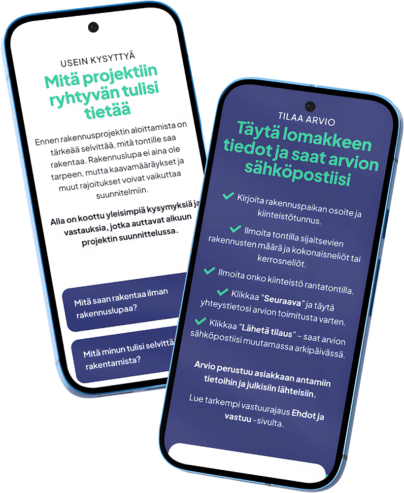 Lupainfo - Arvio tontin rakennusoikeudesta kuva